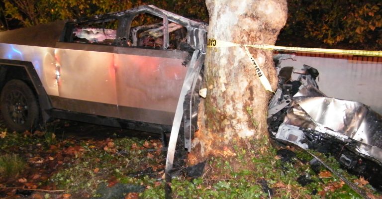 cybertruck piedmont crash