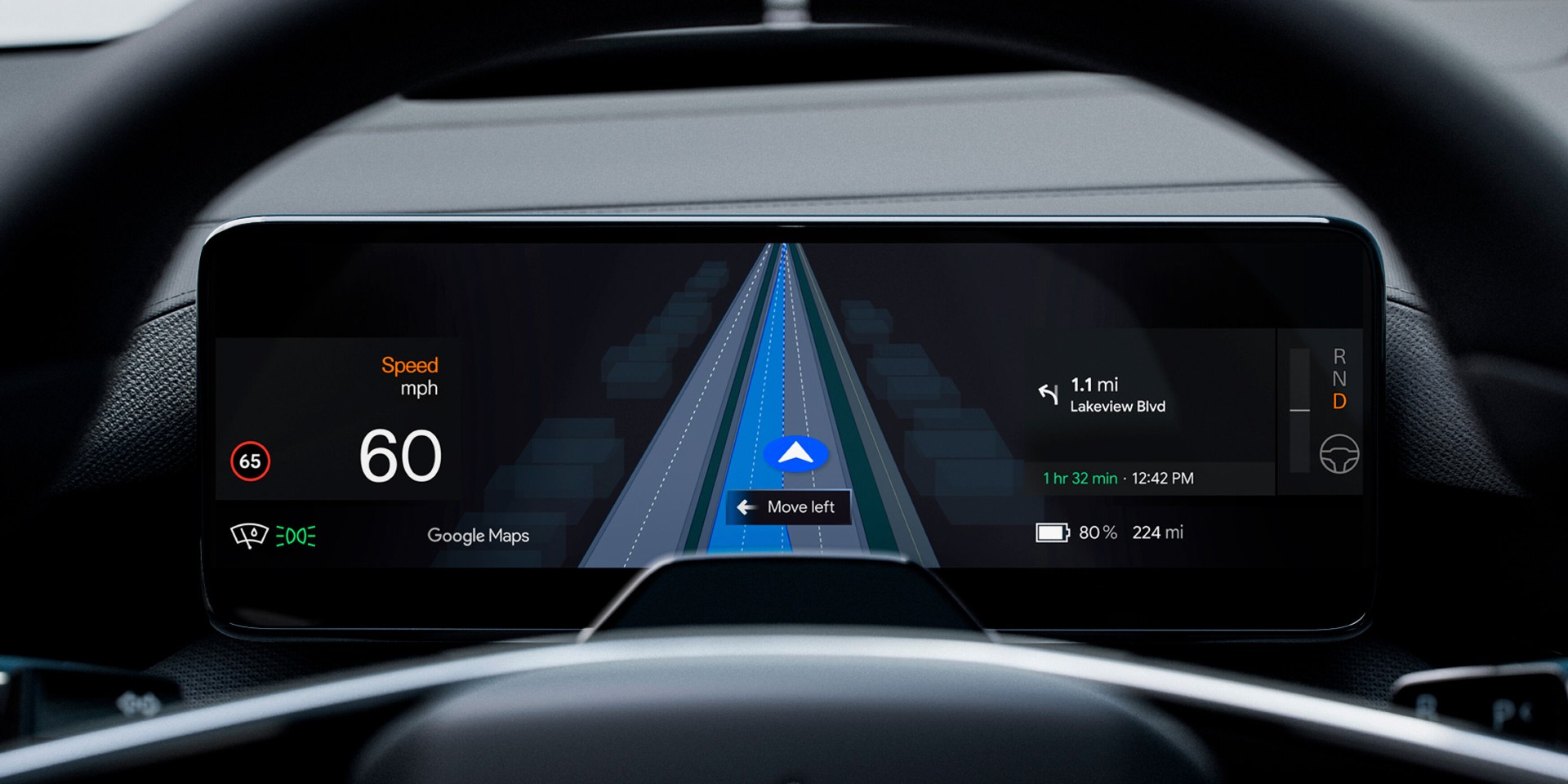 Polestar 4 is the first EV to get Google Maps’ new live lane guidance