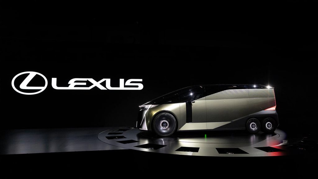 Lexus wants to sell a 6-wheeled, ultra-luxe EV people mover