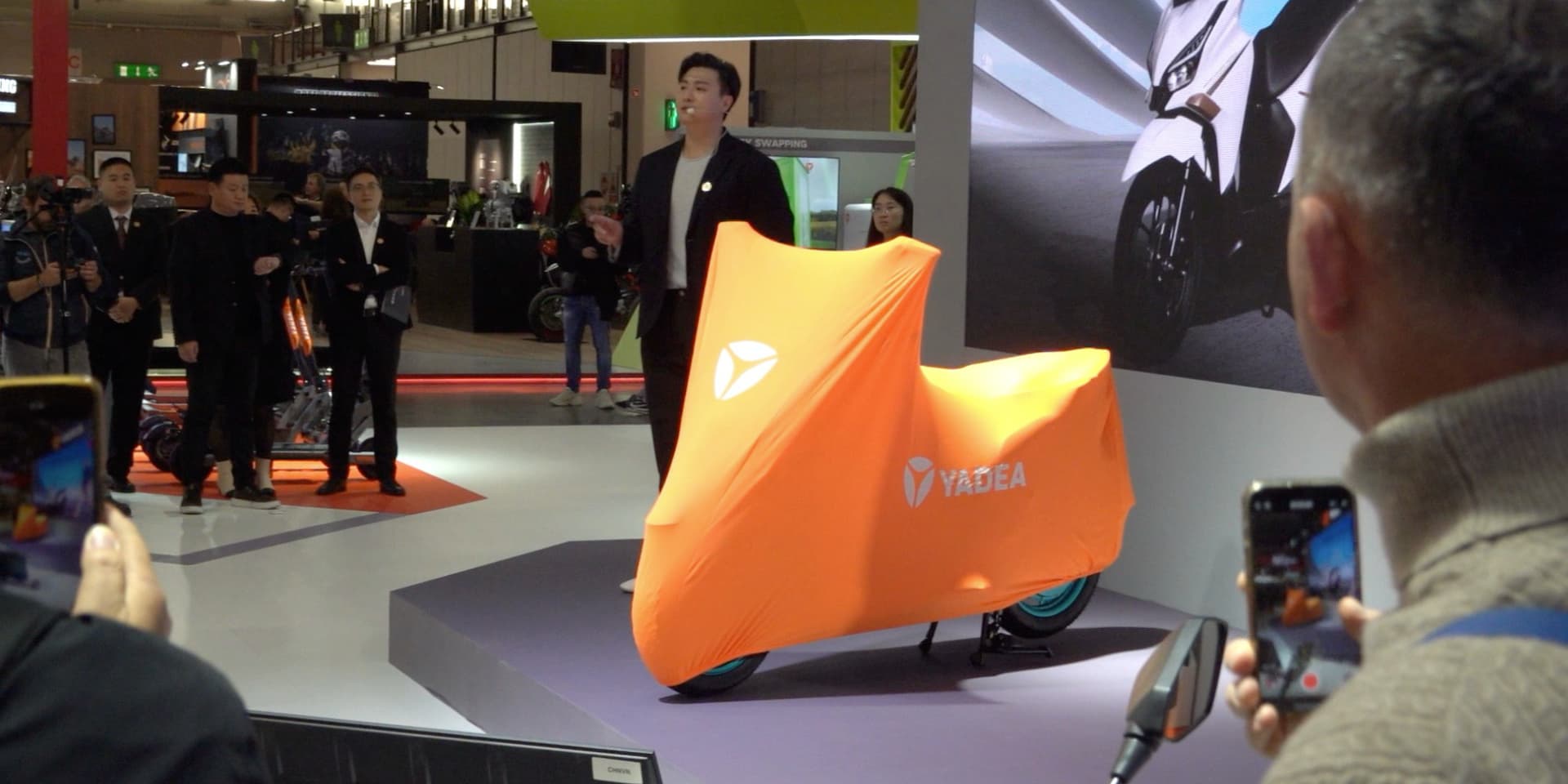 Yadea shows off an arsenal of new electric two-wheelers at EICMA 2025
