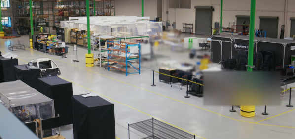 Aptera (SEV) shows off assembly line for solar electric ‘car’, updates on battery and testing