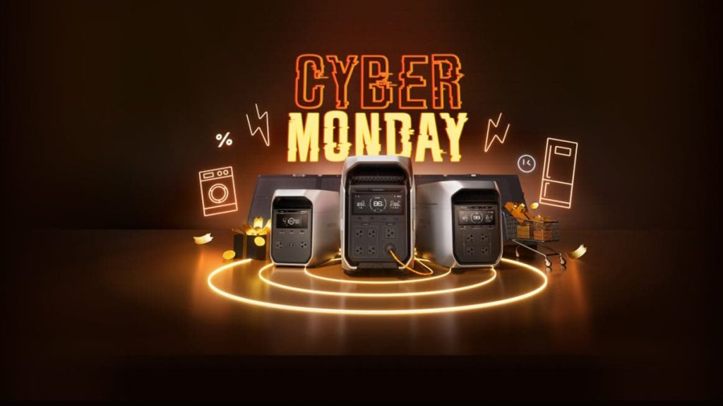 EcoFlow Cyber Monday Green Deals banner