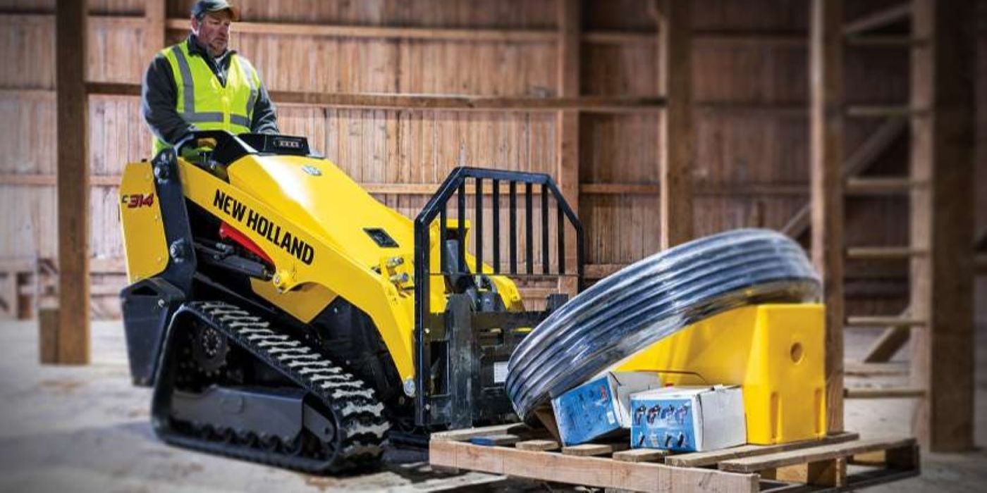 New Holland C314 mini track loader gets the full electric treatment