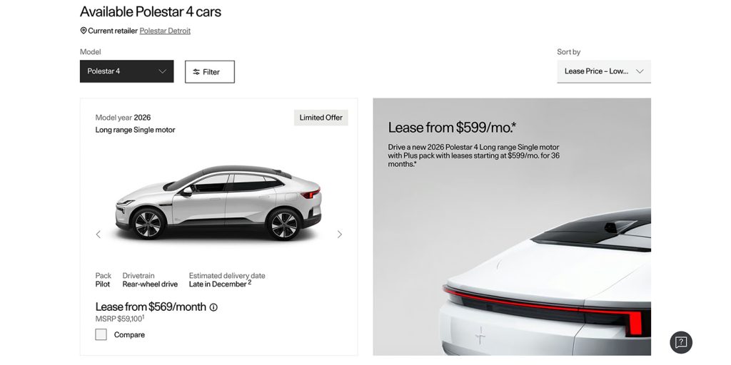 Polestar 4 deliveries