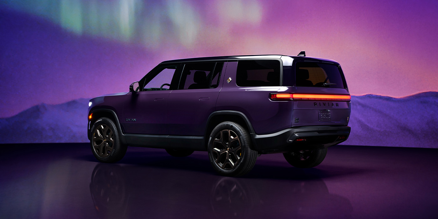 Rivian confirms new purple exterior color called 'Borealis' and is