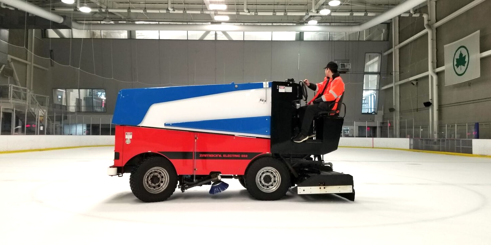 E-quipment highlight: Zamboni 552AC electric ice surfacer
