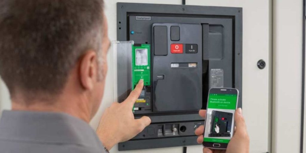 Smart panel; via Schneider Electric.