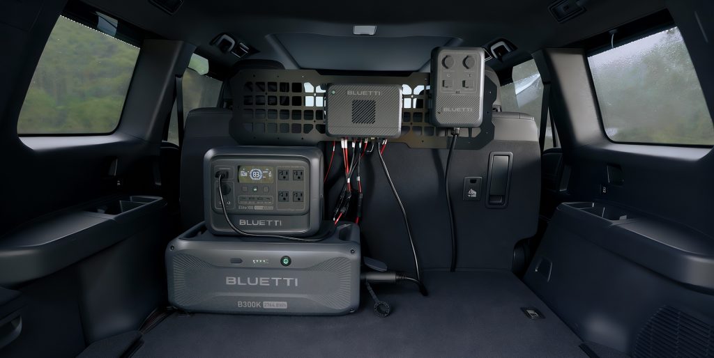 Bluetti Alternator Charger 2 installed in vehicle