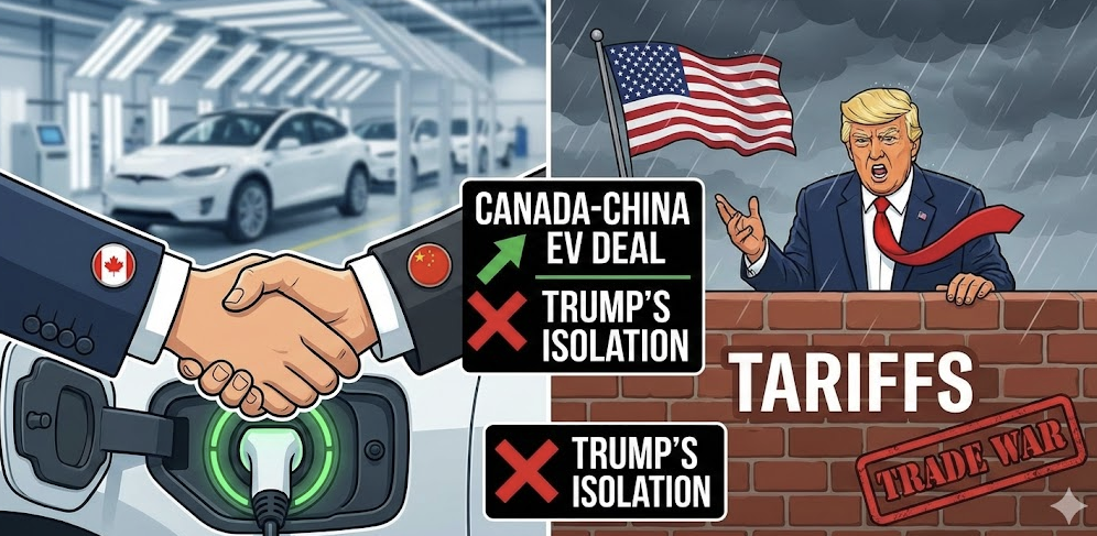 photo of Canada and China near deal to drop EV tariffs as Trump pushes allies away image