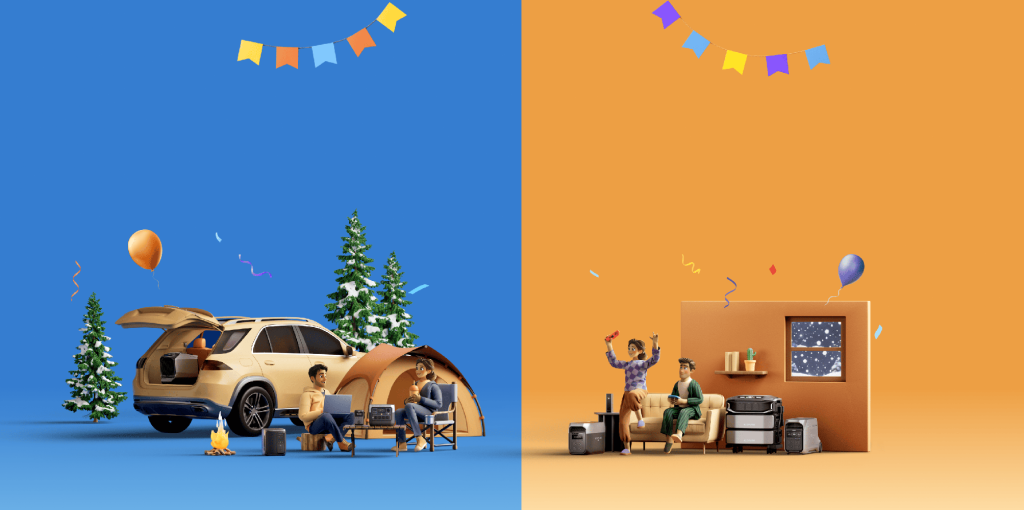 EcoFlow January Monthly Madness power station sale banner