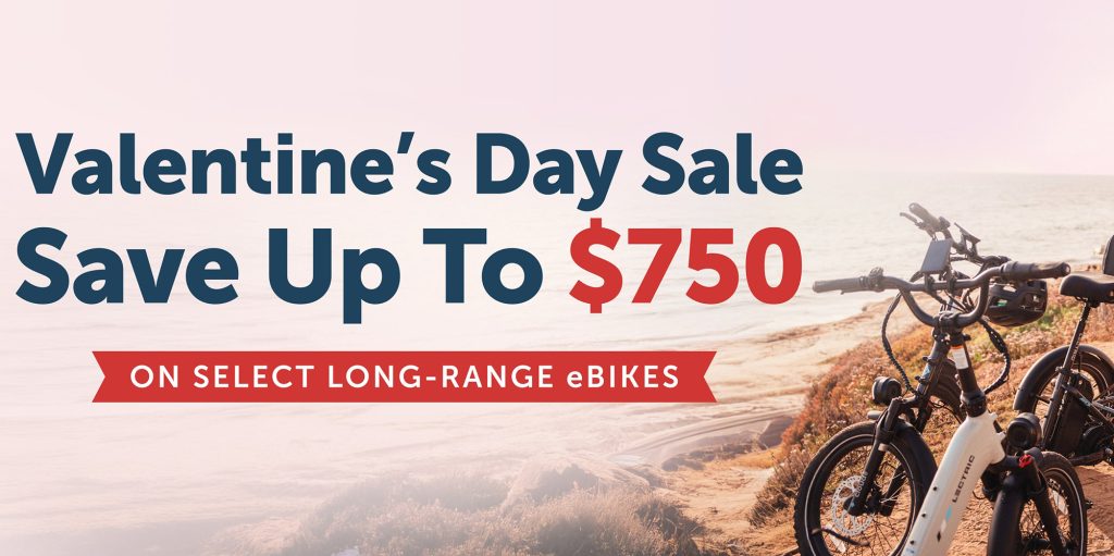 Lectric Valentine's Day e-bike sale banner