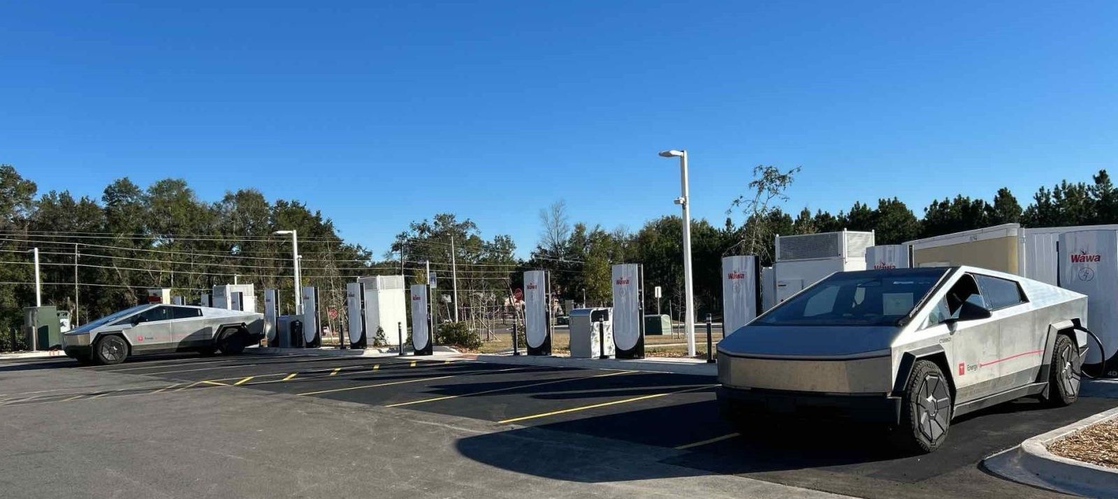 Wawa now has its own self-branded Tesla Superchargers