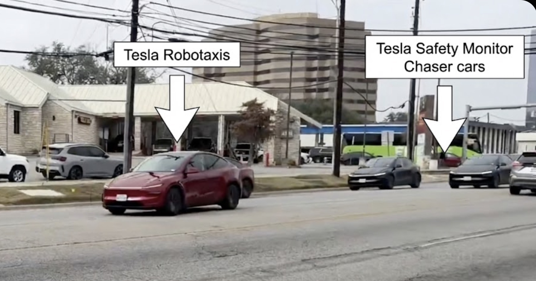 Tesla didn’t remove the Robotaxi ‘safety monitor’ – it just moved them to a trailing car