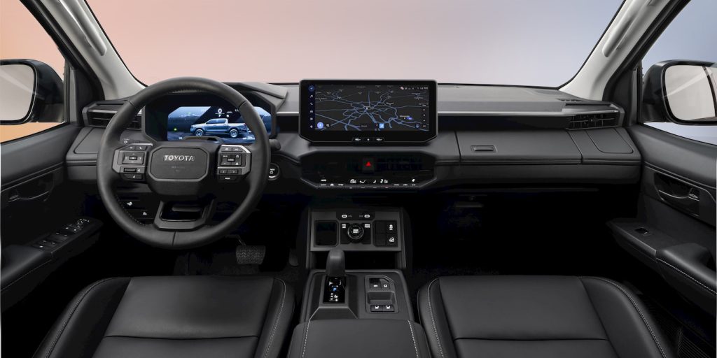 Toyota-electric-pickup-interior