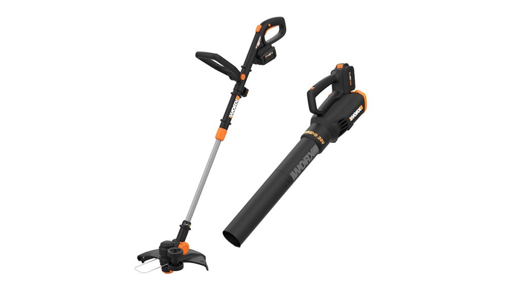 Worx string trimmer and leaf blower combo kit