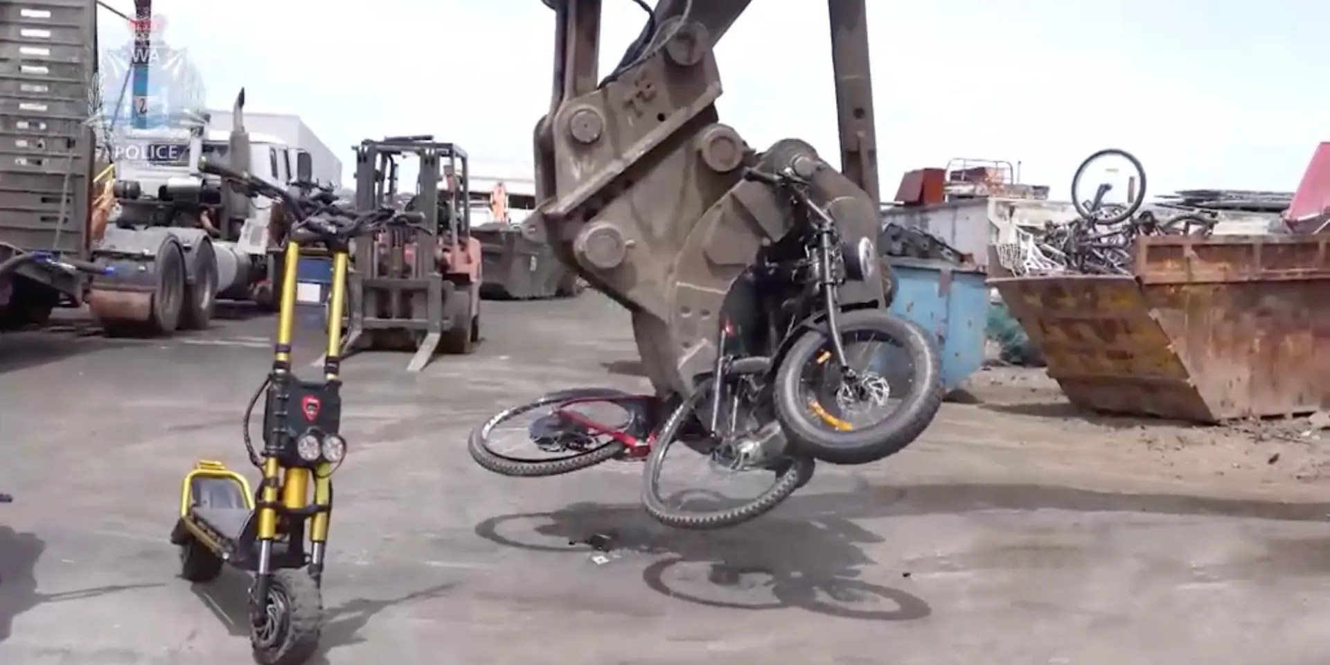 photo of Why police are now sending some confiscated electric bikes to the crusher image