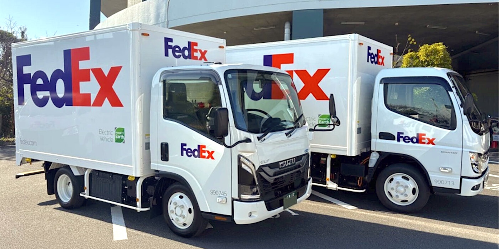 photo of Big in Japan: FedEx adds electric box vans to last-mile delivery fleet image
