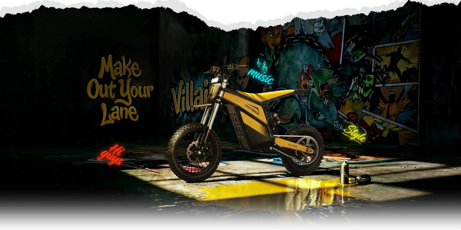 Unleash the Villain: Heybike Drops a 45 MPH Electric Dirt Bike