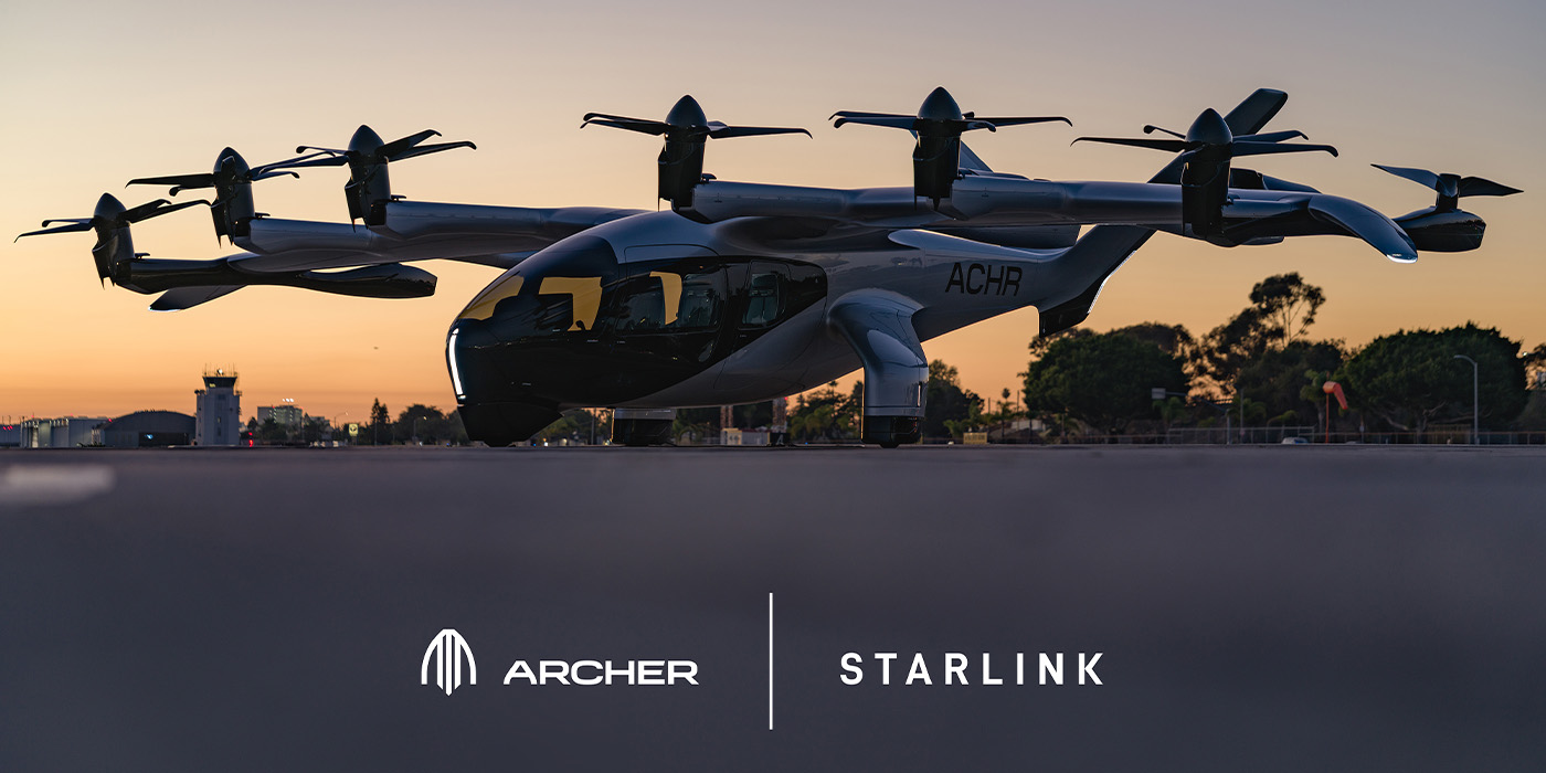 Archer Aviation Starlink