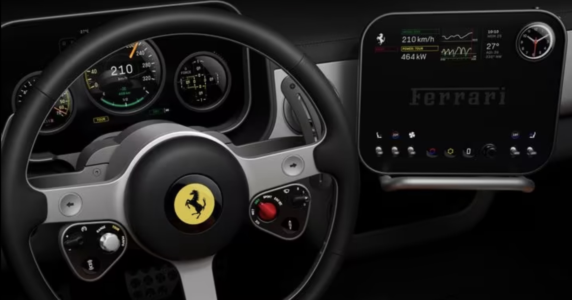 Ferrari Luce interior hero