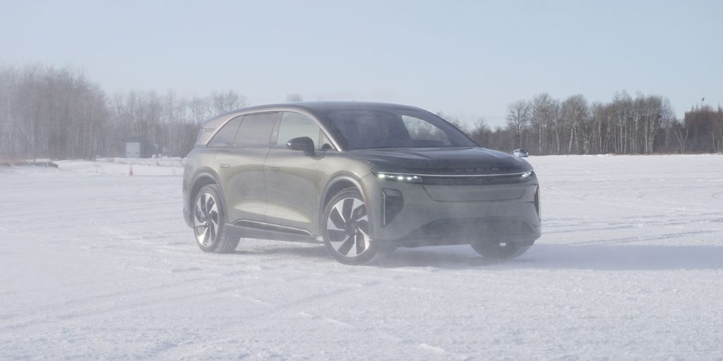 Lucid winter testing