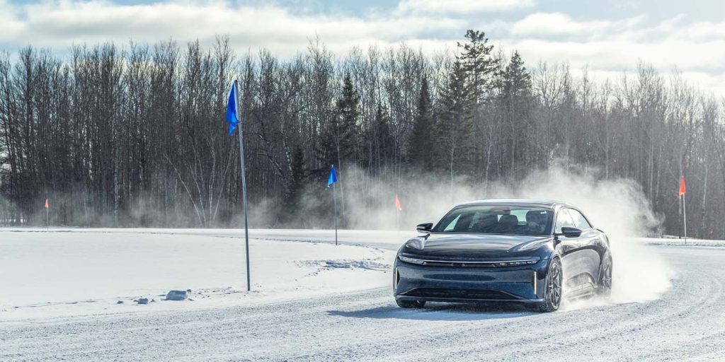 Lucid Winter Testing