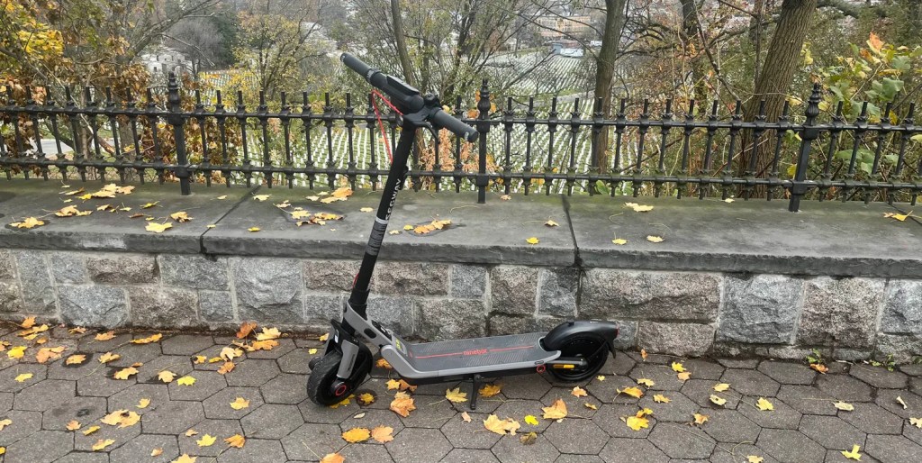 segway E3 Pro electric scooter outside