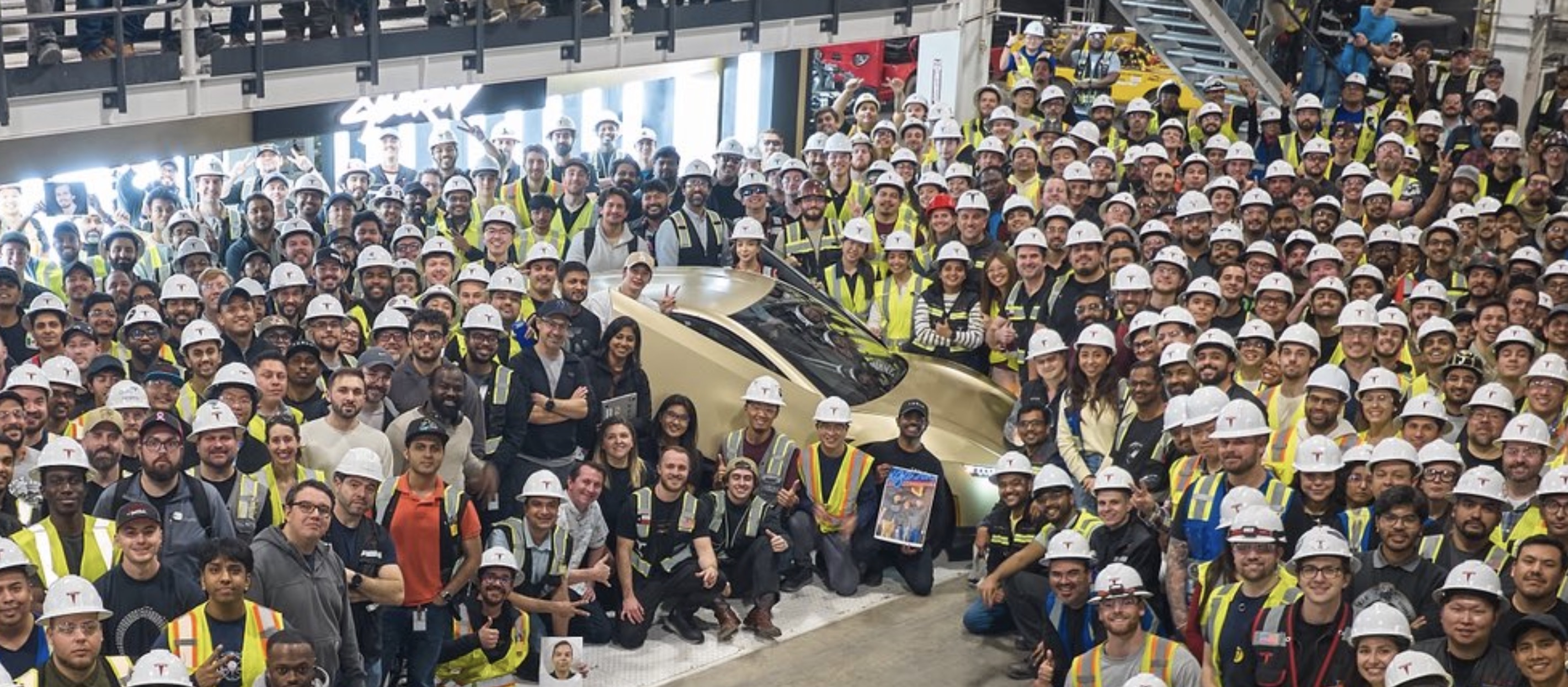 Tesla rolls first steering wheel-less Cybercab unit off the&hellip;