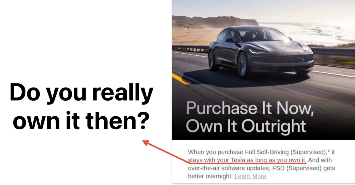 FSD Purchase, as discontinued S/X Luxe Bundle, not transferable and no ...