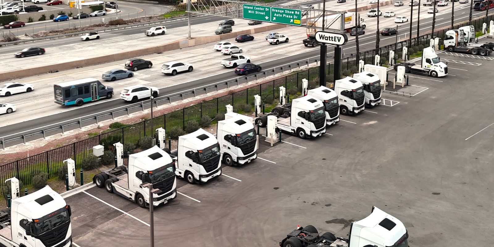 San Bernadino hub can now charge 200 electric semi trucks&hellip;