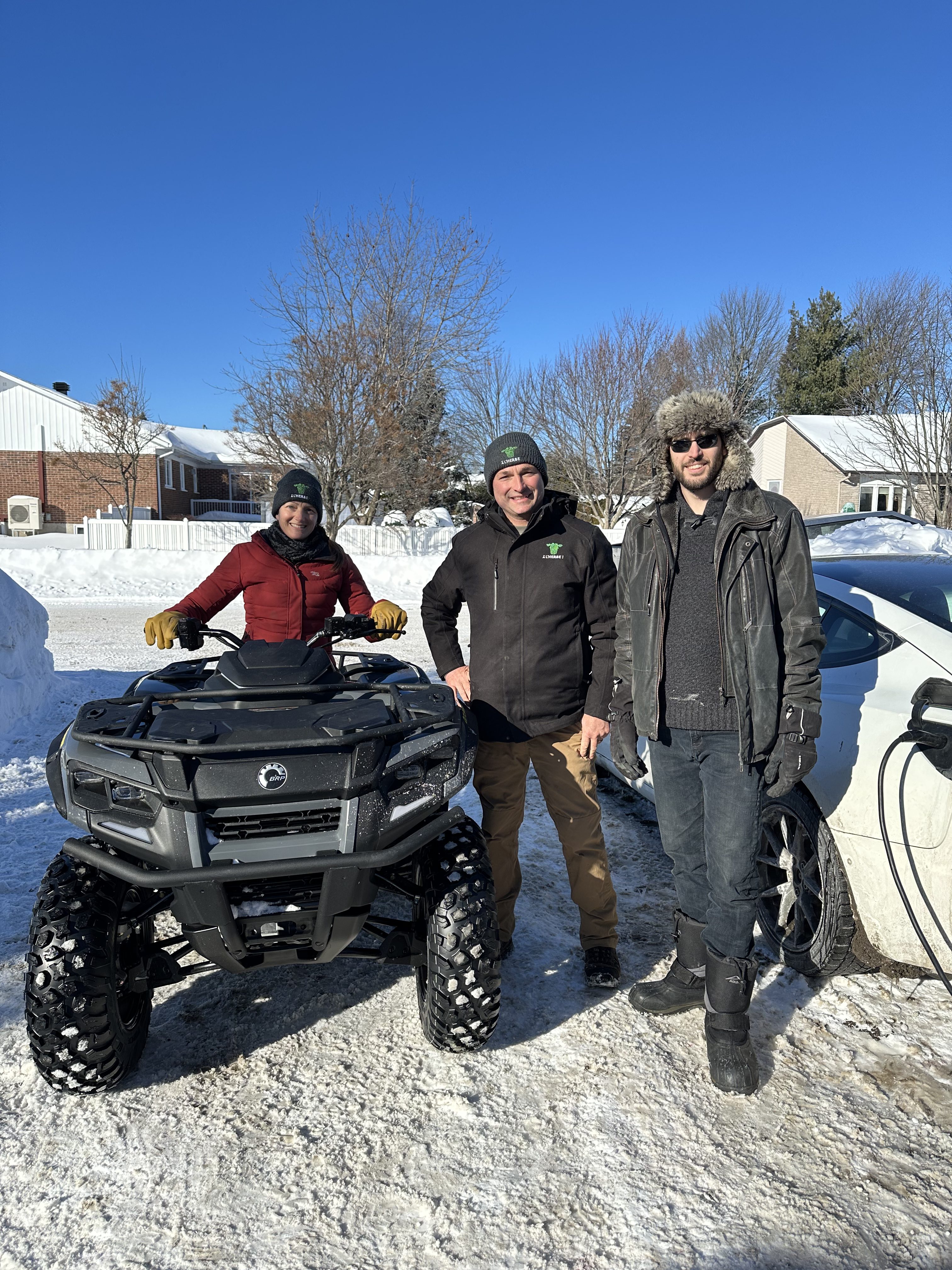 Soon to be owners of a Can Am Outlander Electric!