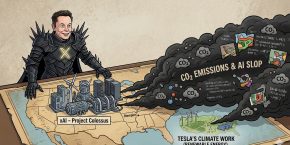 Elon Musk xAI data center emissions Tesla climate