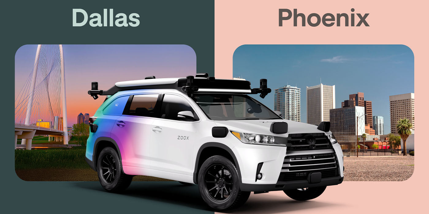 Zoox expands robotaxi testing to Phoenix and Dallas as…