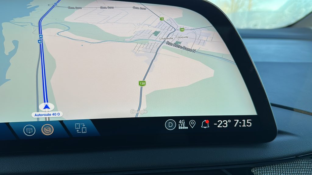 a very cold -23°C (-9F) morning