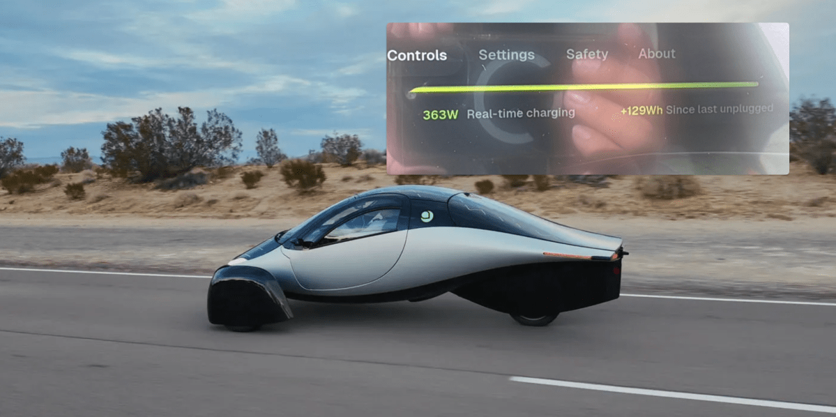 Aptera Solar Car Outproduces Home Rooftop 2x at 8 A.M.