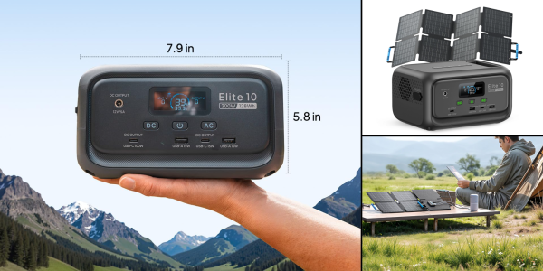Bluetti Elite 10 power station + 60W solar panel hits $219, Worx string trimmer + leaf blower combo $129, Aventon e-bikes, more
