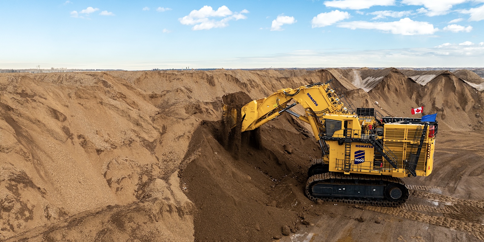 Komatsu launches its largest mining excavator globally after successful operations in Canada