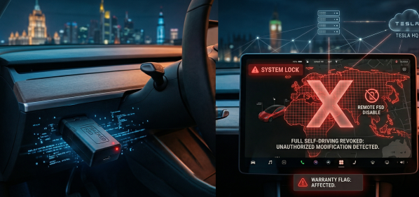 Tesla cracks down on FSD hacking devices, remotely shuts…