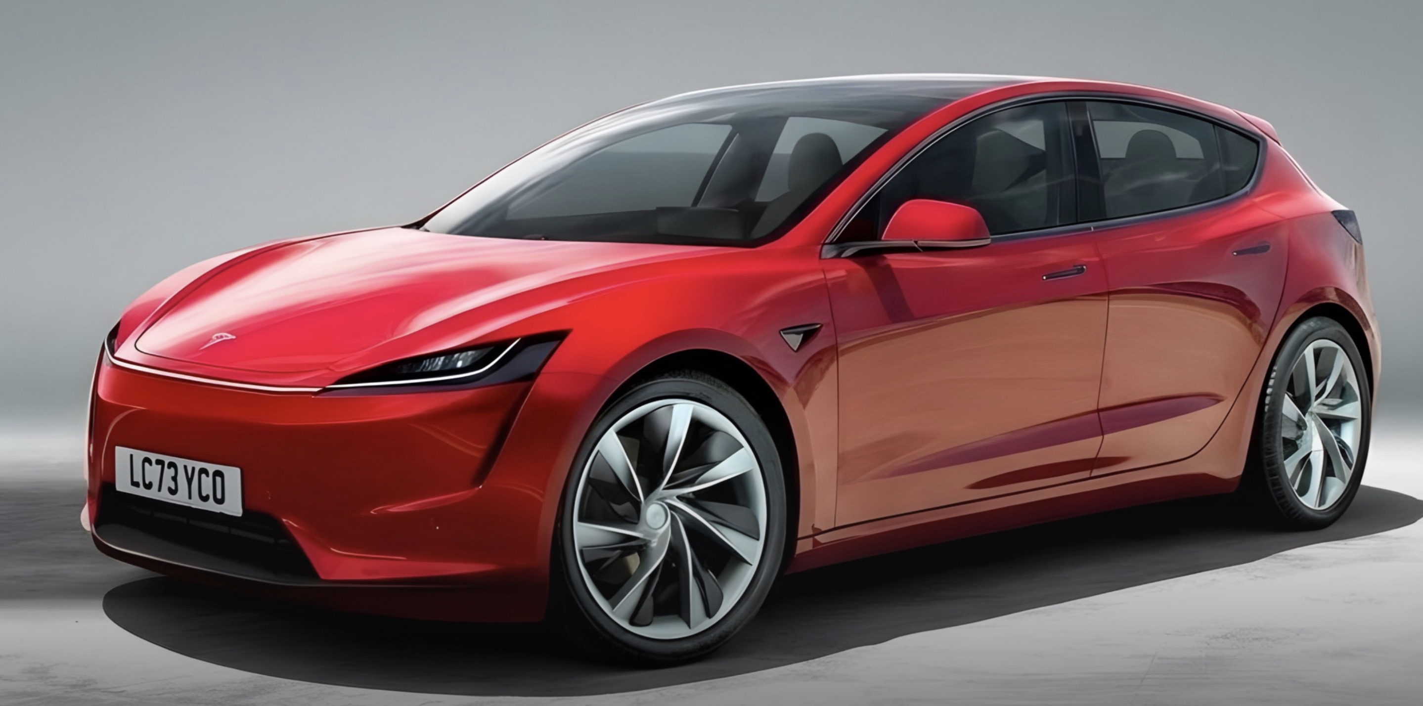 Tesla cheaper Model render