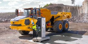 Electric Articulated Haul Trucks Enter Mass Production Series Video