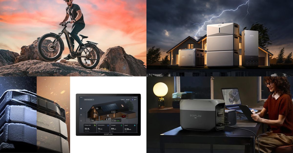 Aventon Memorial Day e-bike sale lows + $206 bundles from $1,199, Anker SOLIX E10 system lows, EcoFlow power stations, more