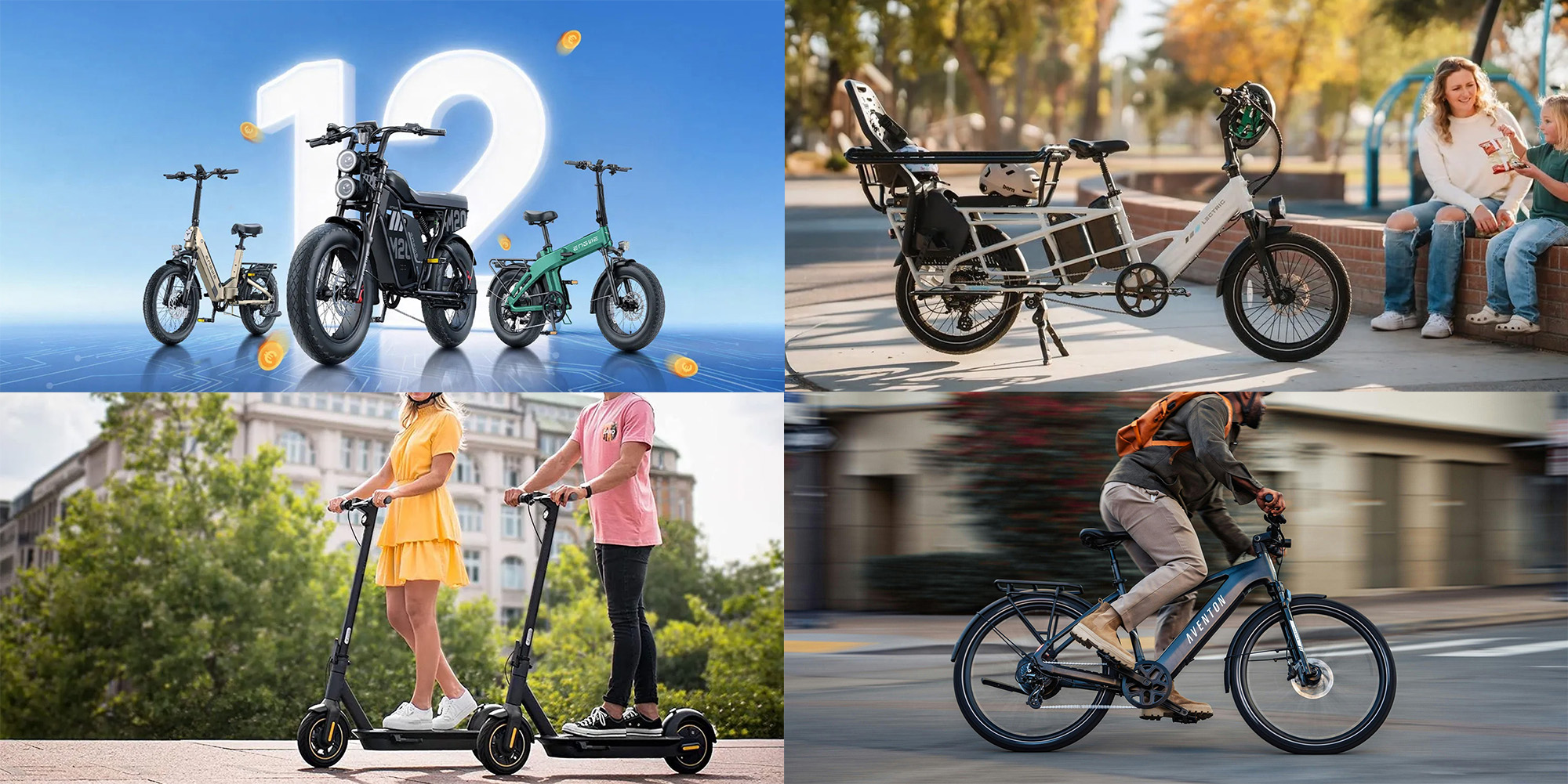 ENGWE anniversary sale $1,048 savings, Lectric e-bikes get up to $793 savings, Segway Max G30P e-scooter $500 low, more