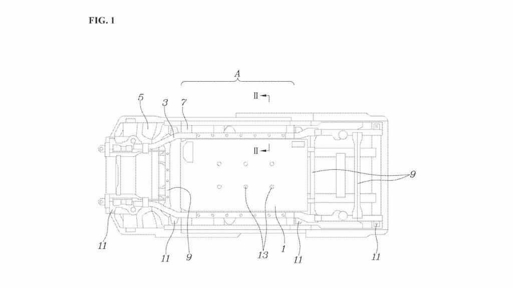 Hyundai-body-on-frame-EV-battery-patent