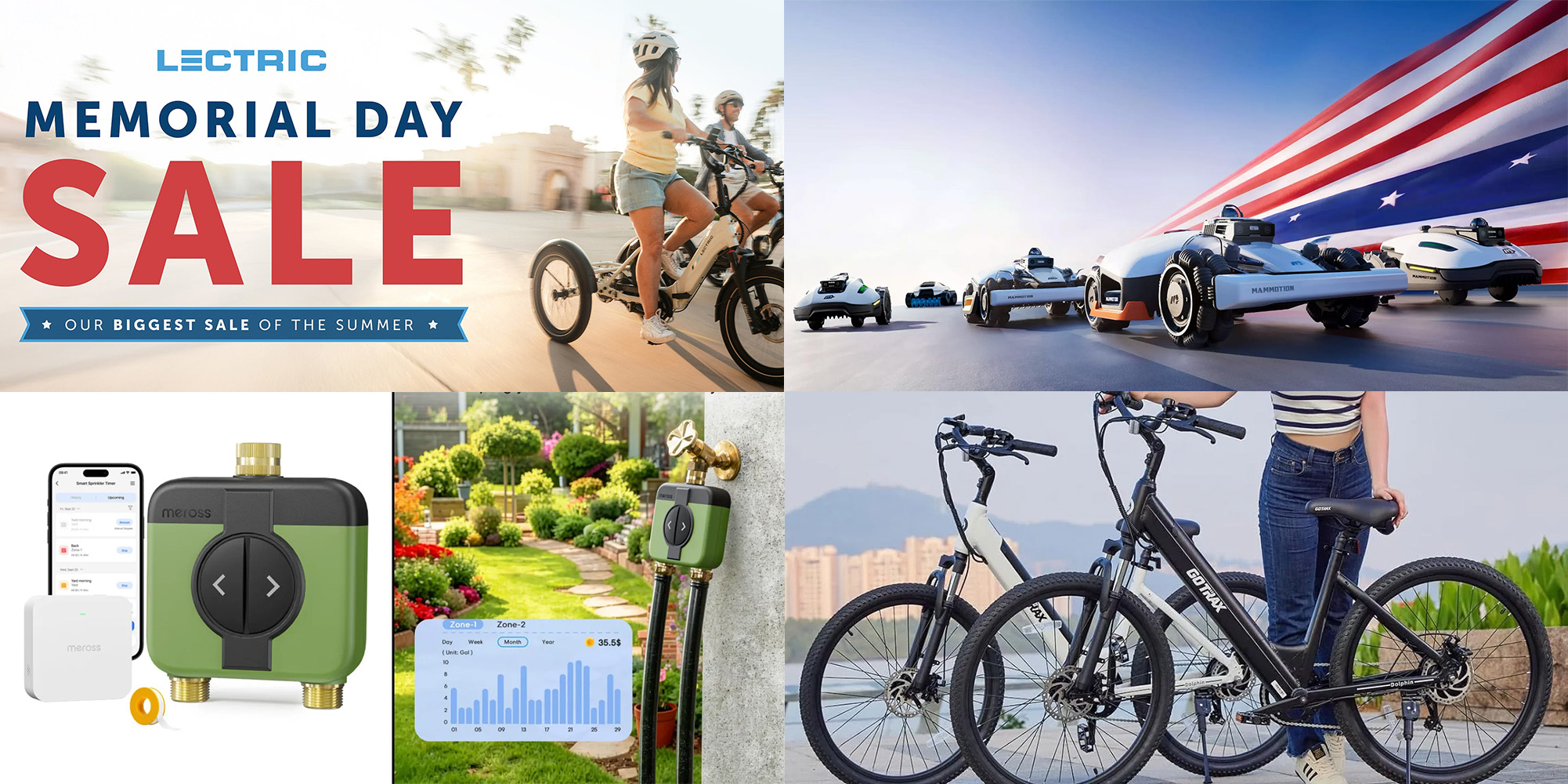 Lectric Memorial Day offers $694 bundles + up to $500 off e-bikes, Mammotion LUBA 3 AWD robot mowers, more