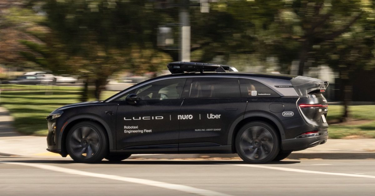 Nuro secures California driverless permit for Lucid Gravity Uber robotaxis