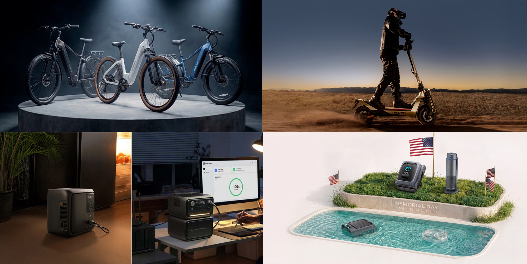 Ride1Up’s three VORSA modular multi-use e-bikes from…