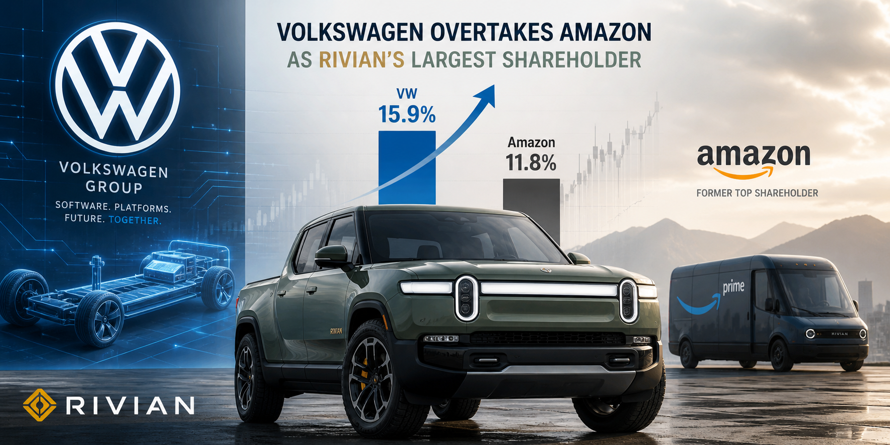 Volkswagen overtakes Amazon as Rivian’s (RIVN) largest&hellip;