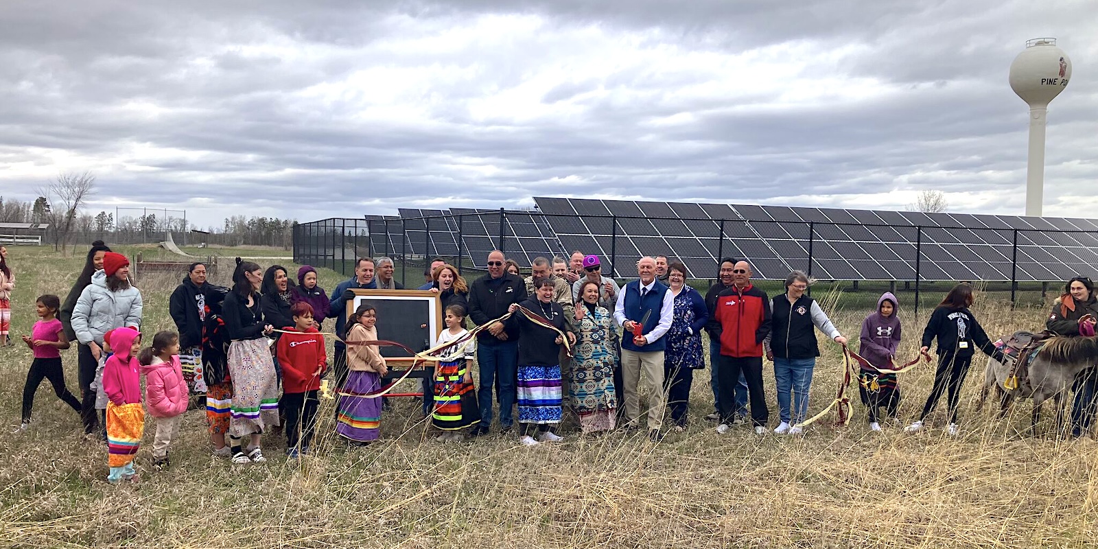 A tribal/community resilience story — the project serves the White Earth Reservation community.
