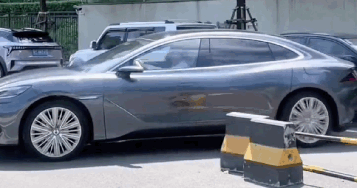 BYD Sedan Performs 360° Tank Turn in Tight Space