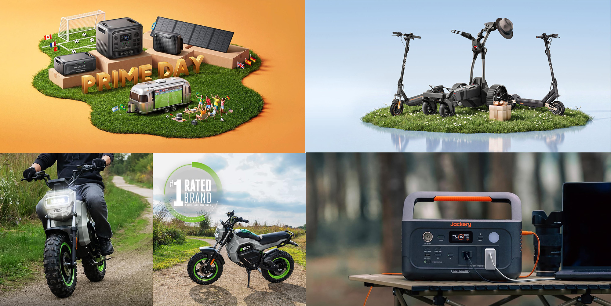 Bluetti exclusive Early Prime Day Elite 200 V2 power station $759, Navee G5 Max e-scooter $650 low, EGO electric mini bike, more